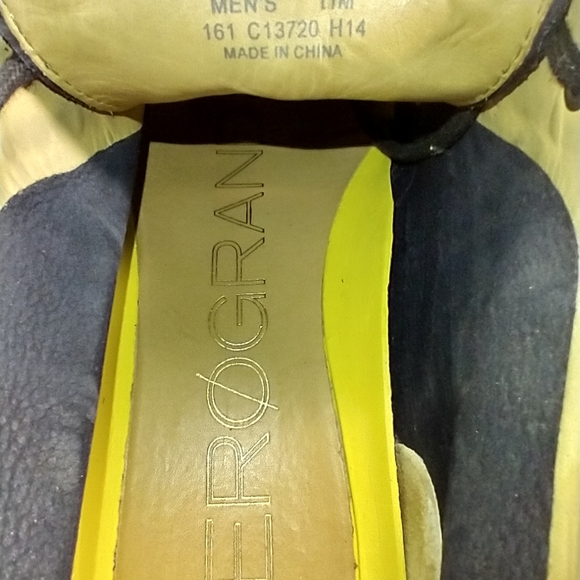 Cole Haan Zerogrand Blue Suede Chukka Boots Men's sz 11M. - Picture 10 of 10